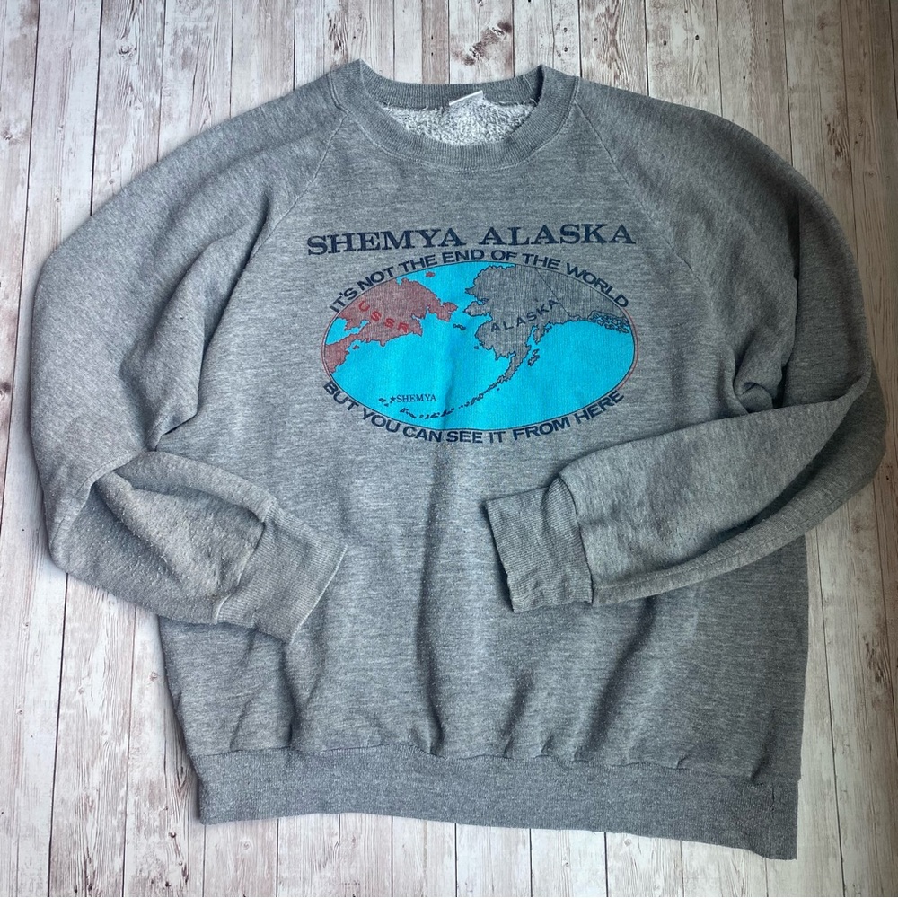 Vintage Alaska Jerzees Sweatshirt Shemya Alaska
